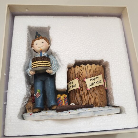 Lang "Birthday Boy" Figural Candle Holder figurine by Sherri Buck Baldwin - Picture 8 of 8